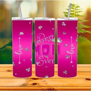 Best Mom Ever 20 Oz Stainless Steel Tumbler